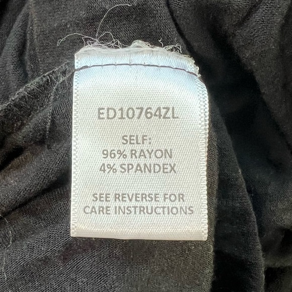 Black Fringe Dress Crochet Neckline Sleeveless Casual Summer Dress - Picture 5 of 6